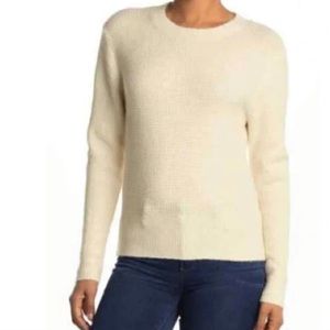 Sophie Rue Fuzzy Knit Cream Sweater